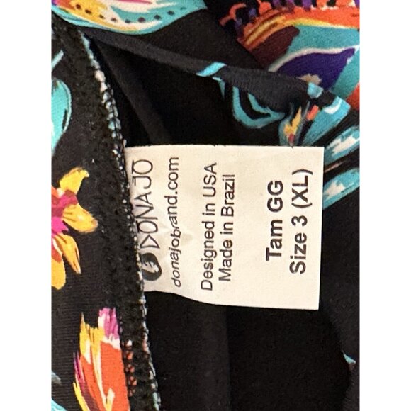 Dona Jo Ladies Sz XL Tennis Golf Pickleball skort Stretch Pull On Floral - Picture 6 of 9